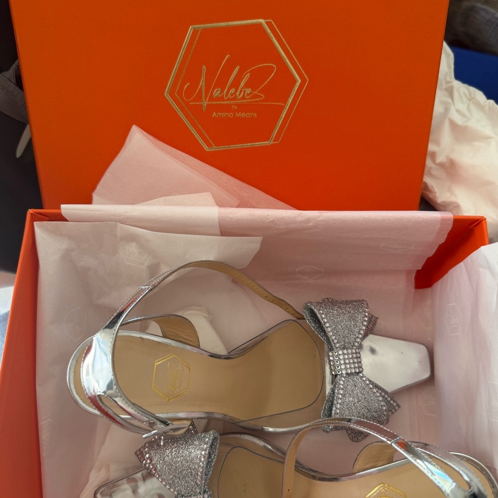 Nalebe Dimante pump PVC size 38.5 clear color